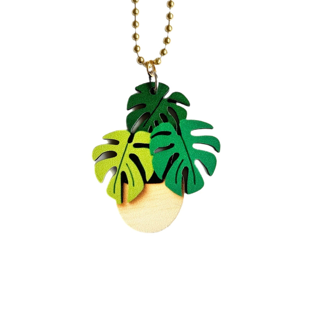 Monstera Charms - Tumbler Handle Charm - Michaela's Outdoors