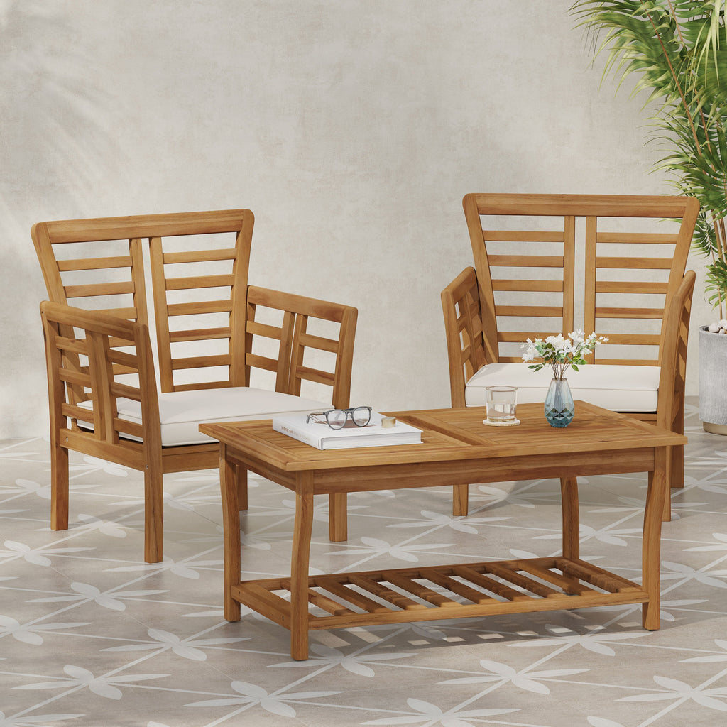 Caydon 2 Club Chairs + Table