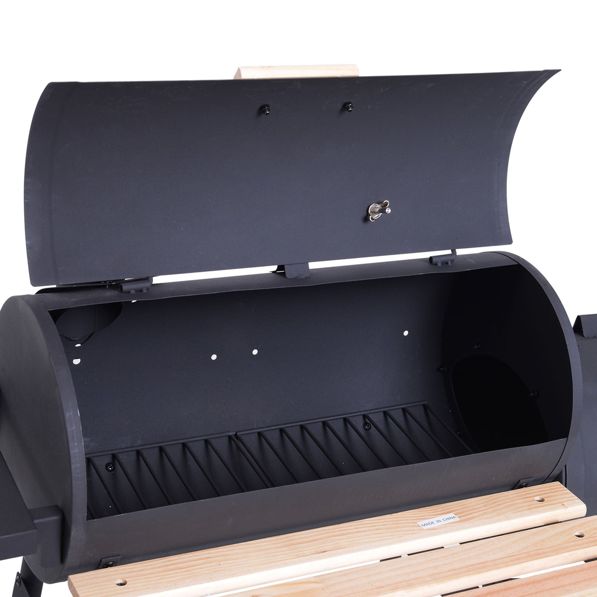 Outsunny 48' Steel Portable Backyard Charcoal BBQ Grill and Offset Smoker Combo - Michaela's Outdoors