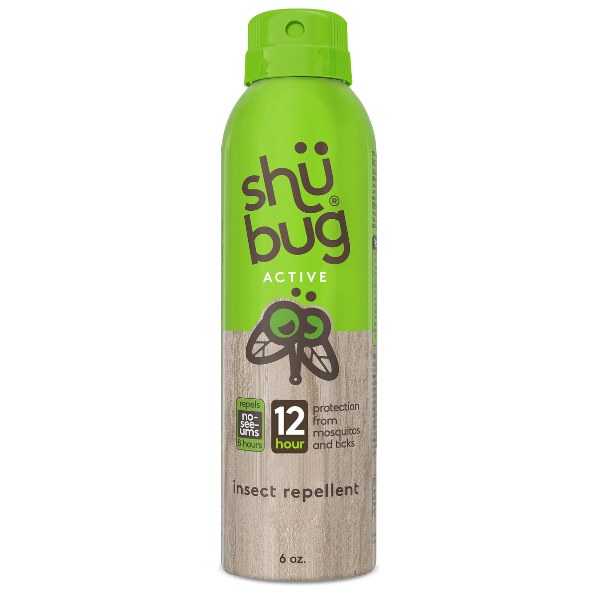Shubug Active, 360 Spray, 6 oz., DEET FREE Insect Repellent