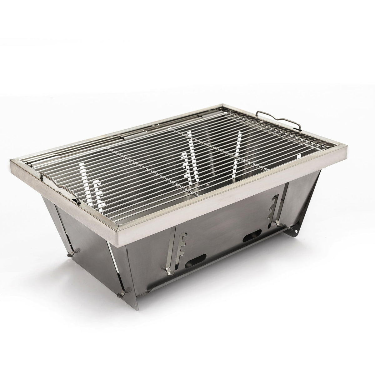 Folded Portable BBQ Outdoor Charcoal Barbecue Set - Michaela's Outdoors
