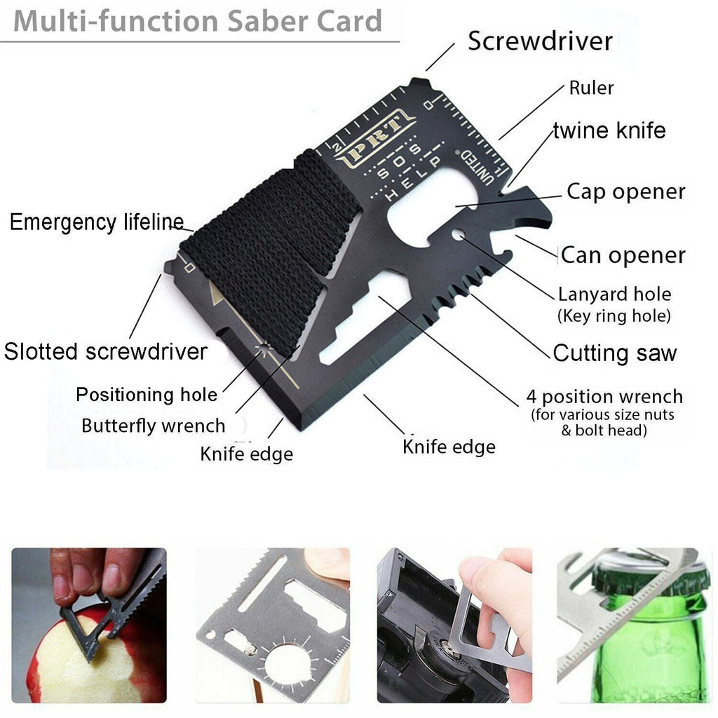 14-in-1 Outdoor Survival Gear Kit - Camping, Hiking, Fishing & Hunting - Michaela's Outdoors