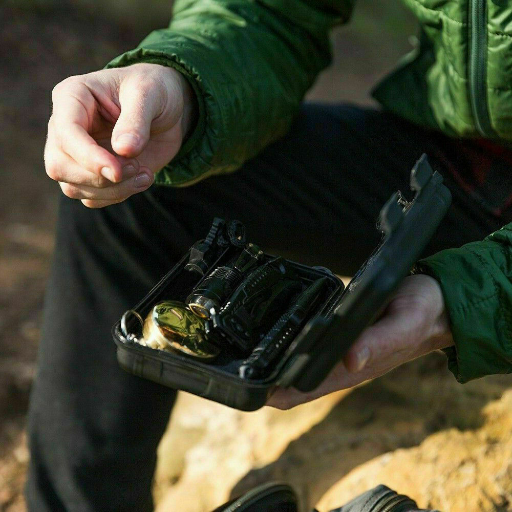 14-in-1 Outdoor Survival Gear Kit - Camping, Hiking, Fishing & Hunting - Michaela's Outdoors