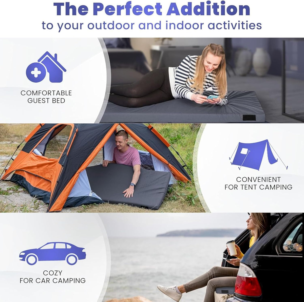 Matrix Air-Cell Memory Foam Camping Mattress - Michaela's Outdoors