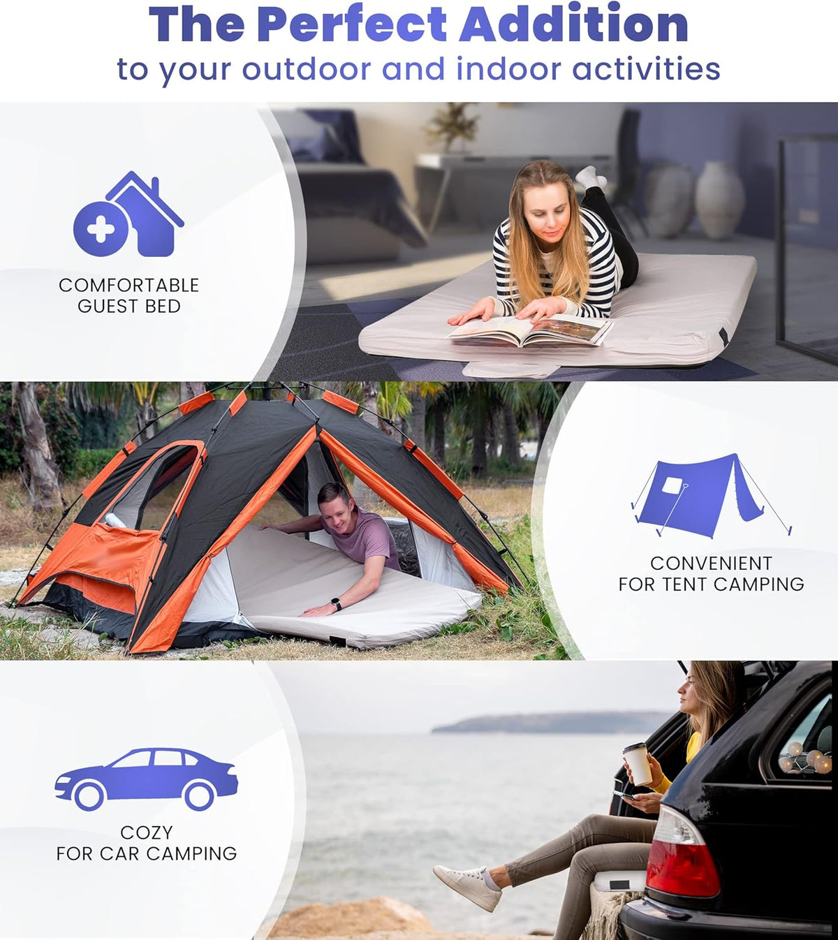 Matrix Air-Cell Memory Foam Camping Mattress - Michaela's Outdoors