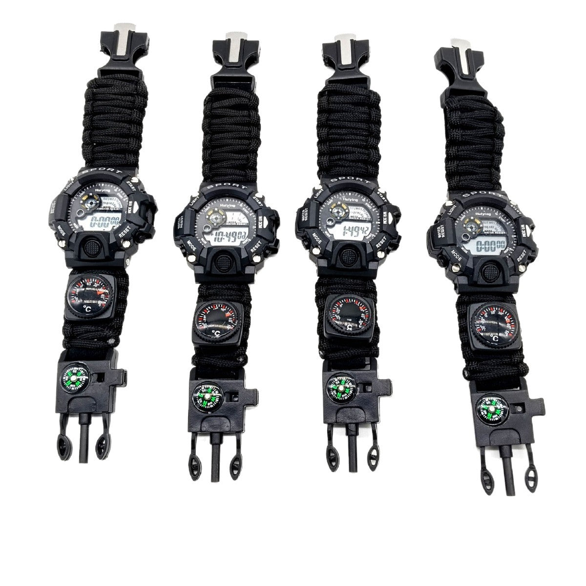 Multifunctional Outdoor Survival Paracord Adjustable Waterproof Watch For Camping - Michaela's Outdoors