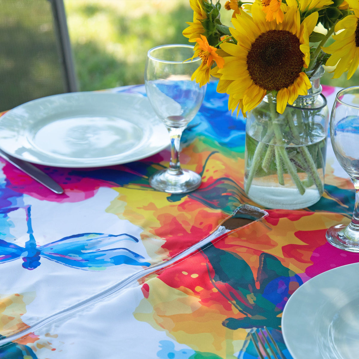 Waterproof Outdoor Tablecloth - Michaela's Outdoors