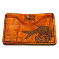 Handcrafted Leather Slim Card Holder Wallet  - Tarpon - Michaela's Outdoors