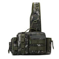 Men's Fishing Backpack: Equipped with bait box, equipment storage bag, pole holder, sling & shoulder bag design. - Michaela's Outdoors