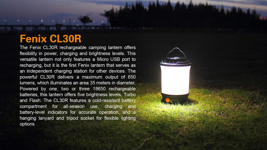 Fenix CL30R LED Camping Lantern - Michaela's Outdoors