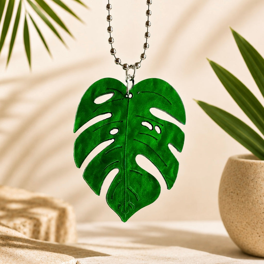 Monstera Charms - Tumbler Handle Charm - Michaela's Outdoors