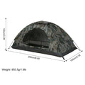 Tomshoo 1/2 Person Ultralight Camping Tent Single Layer Portable Hiking Tent Anti-UV Coating UPF 30+ for Outdoor Beach Fishing - Michaela's Outdoors