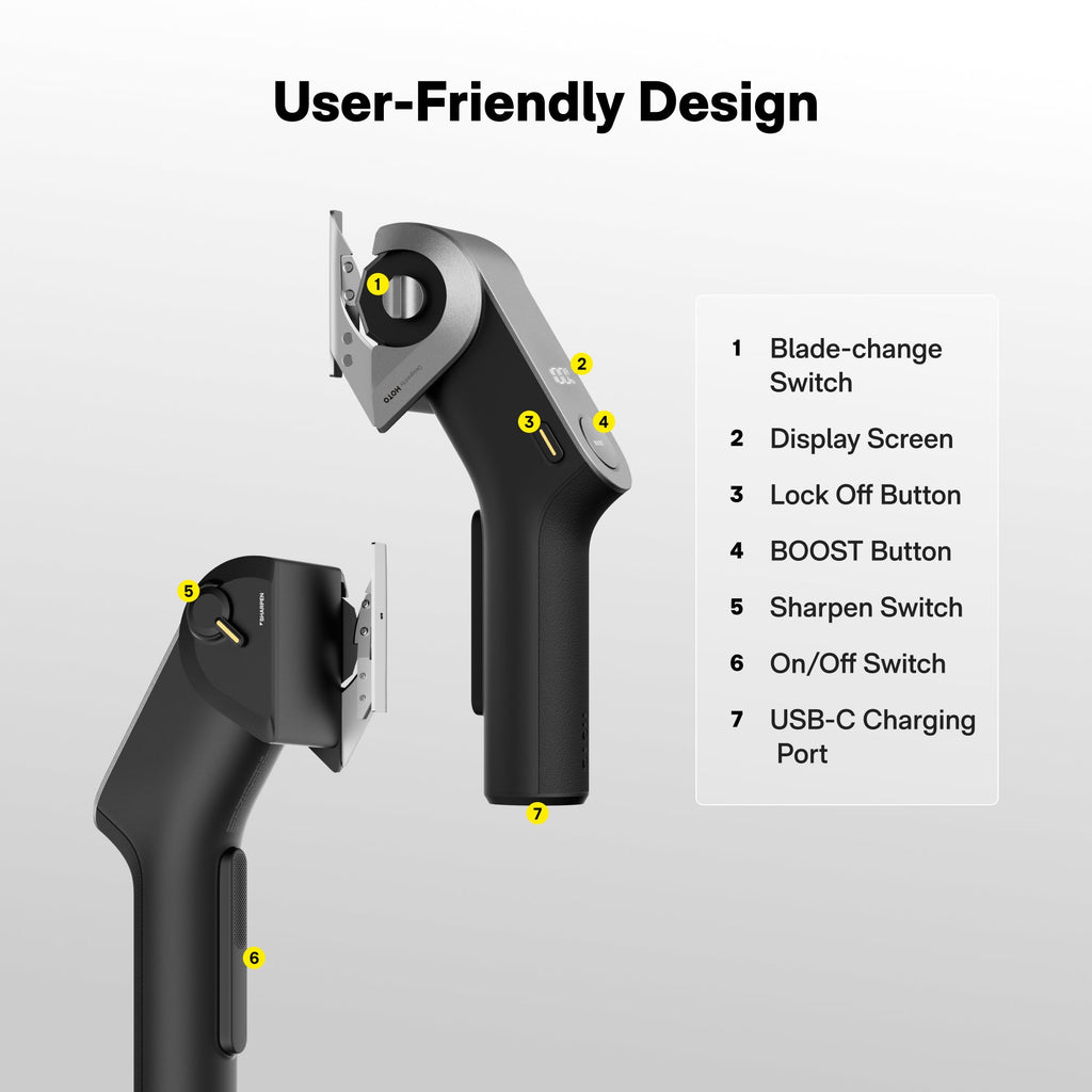 HOTO EdgeFlow Cordless Electric Scissors - Michaela's Outdoors