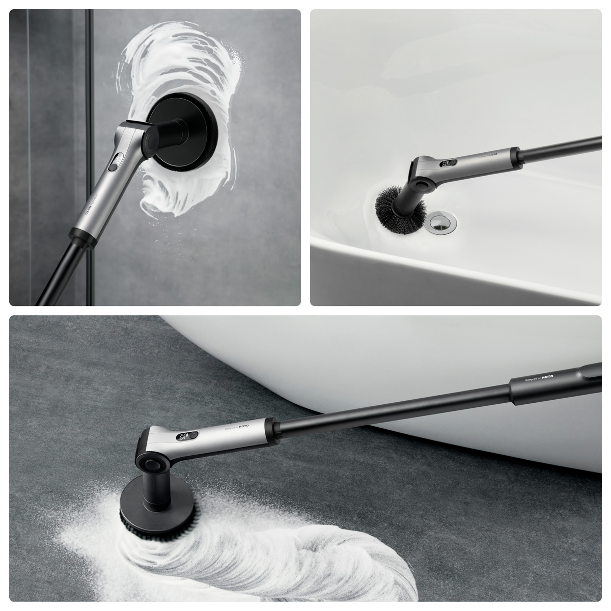 HOTO Flexi™ Cordless Spin Scrubber - Michaela's Outdoors