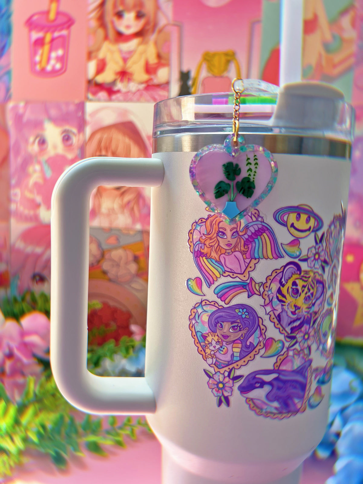 Plant Lady Heart Tumbler Cup Charms - Michaela's Outdoors