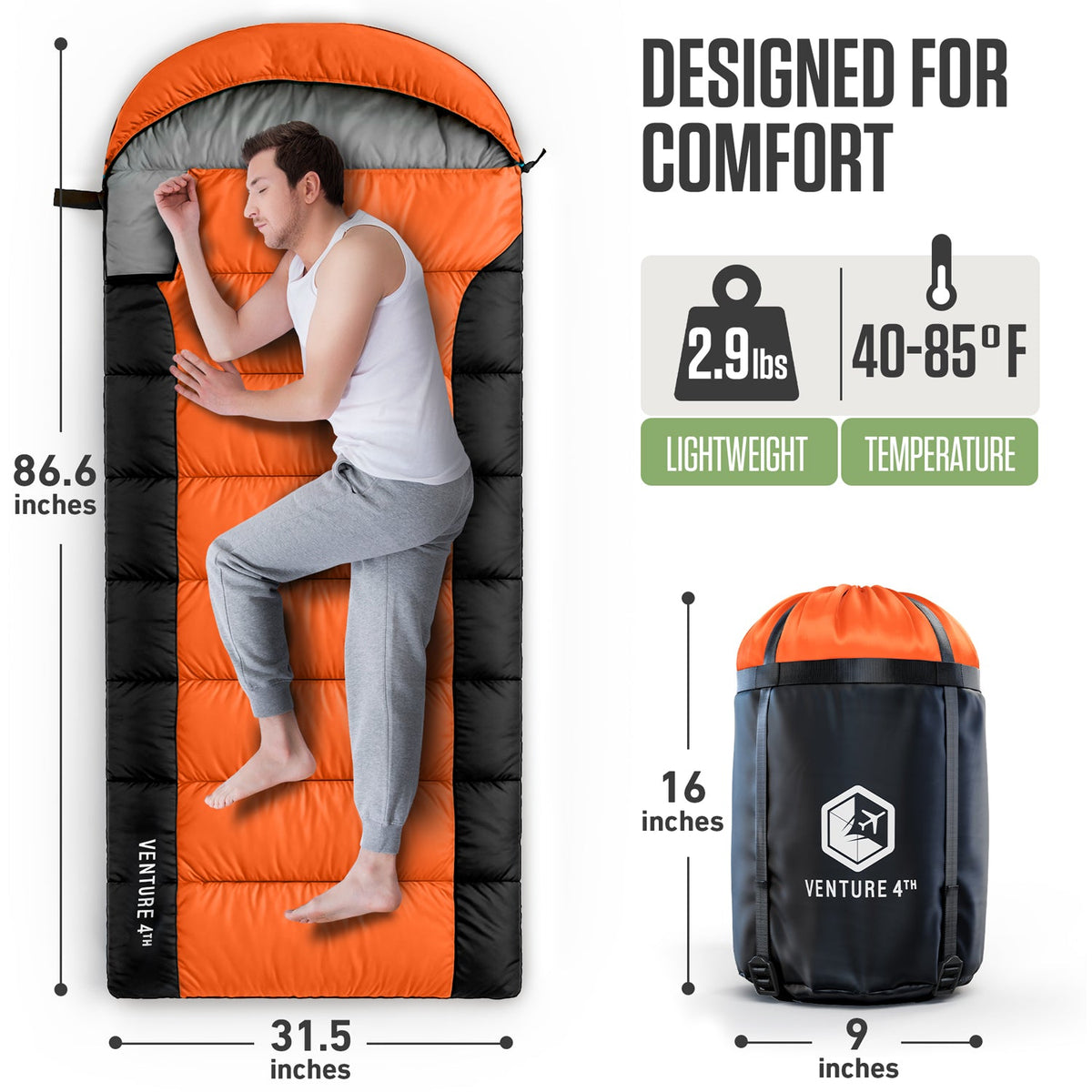 Summer Sleeping Bag - Michaela's Outdoors