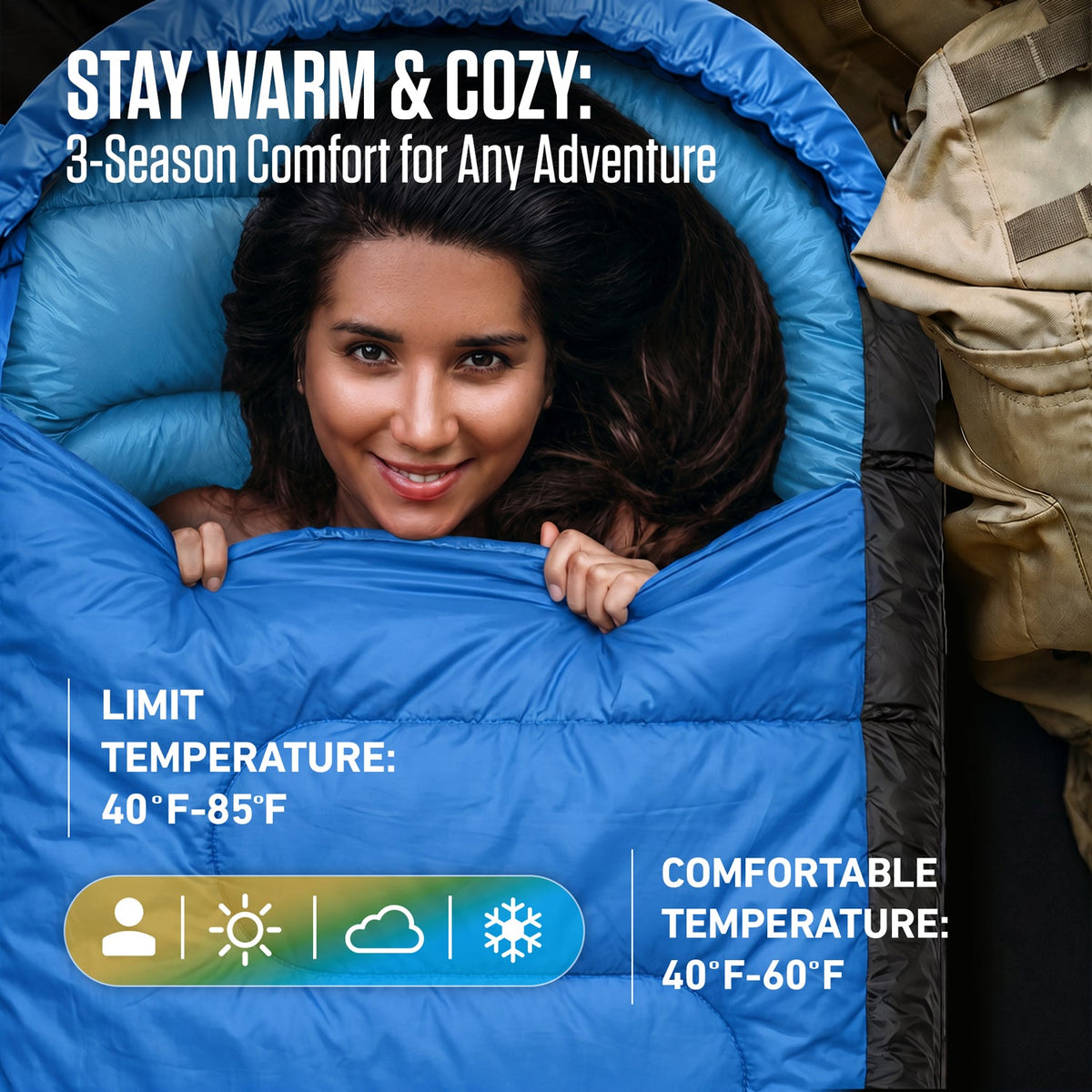 Summer Sleeping Bag - Michaela's Outdoors