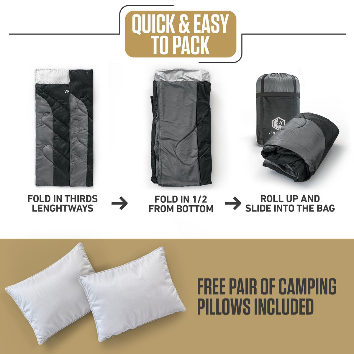 Double Sleeping Bag - Michaela's Outdoors