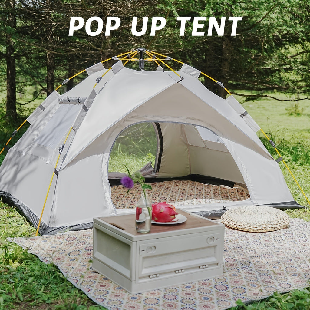 3-4 Person Instant Pop Up Camping Tent Waterproof Quick Setup Outdoor Portable - Michaela's Outdoors
