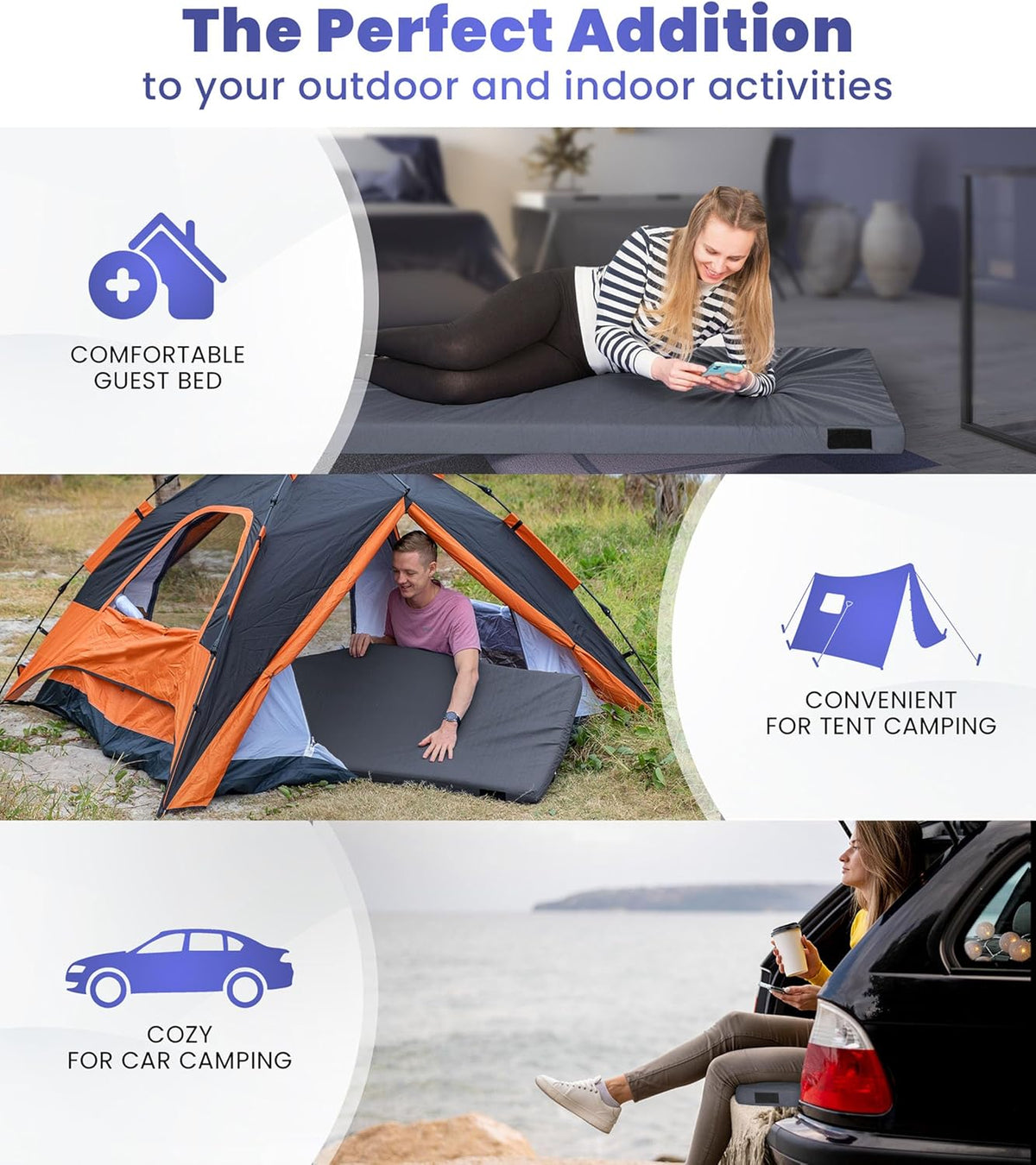 Matrix Air-Cell Memory Foam Camping Mattress - Michaela's Outdoors