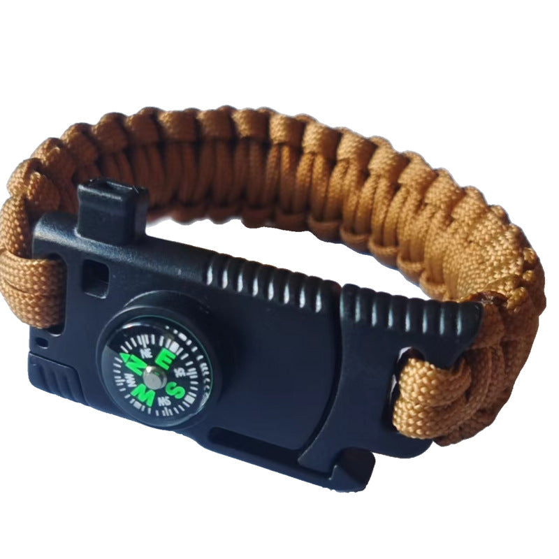 Multifunctional Carrying Strap Camping Survival Outdoor Adventure Emergency Bangle Bracelets - Michaela's Outdoors