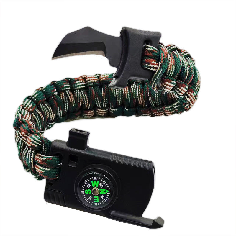Multifunctional Carrying Strap Camping Survival Outdoor Adventure Emergency Bangle Bracelets - Michaela's Outdoors