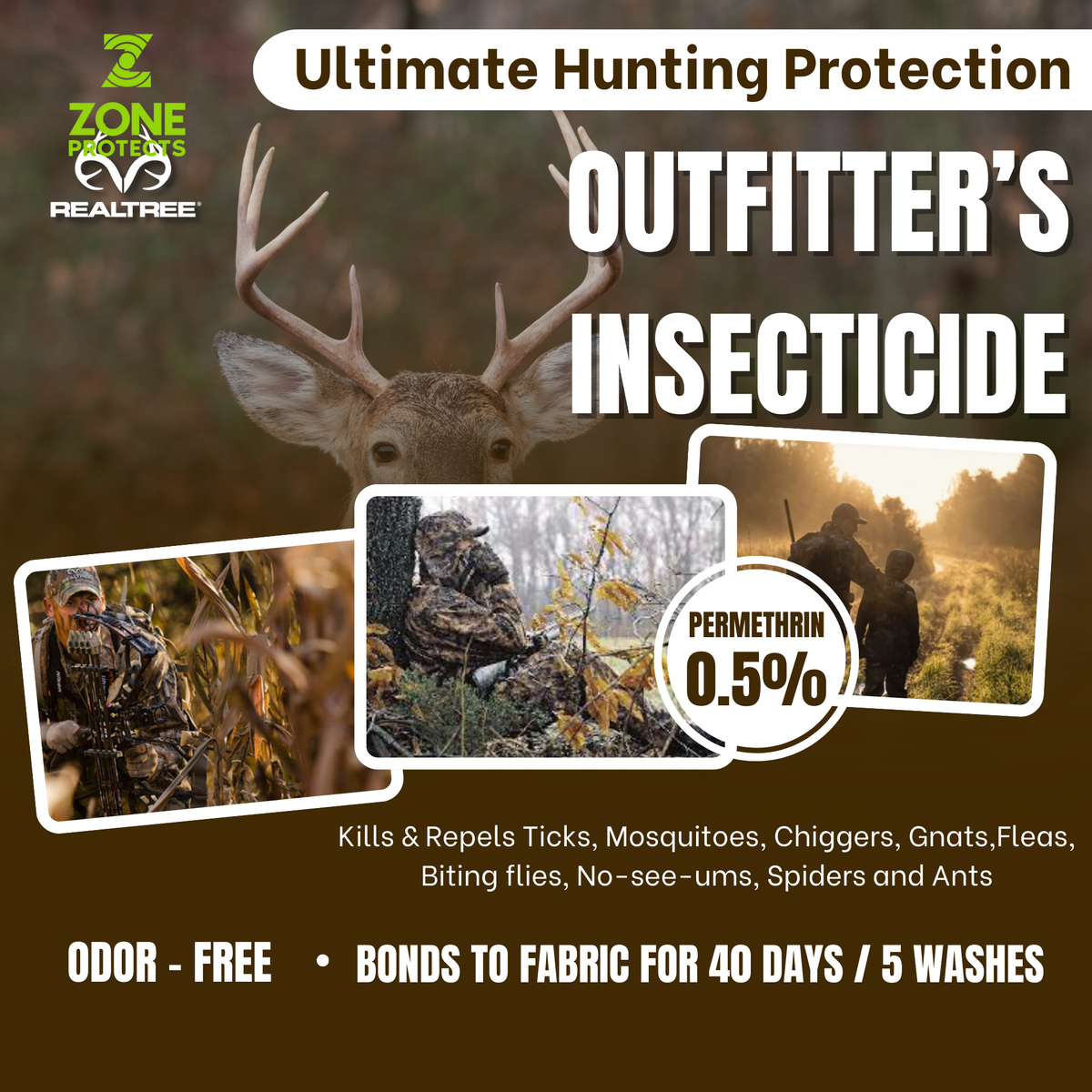 Total Tick Prevention System | Insect Repellent (for skin) + Insecticide (for gear) - Michaela's Outdoors