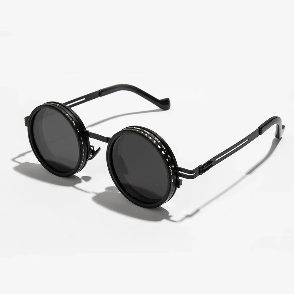 New ND2-400 Adjustable Dimming Glasses 9 Level UV400  Sunglasses With Glasse Case ND Filter Eyewear Outdoor - Michaela's Outdoors