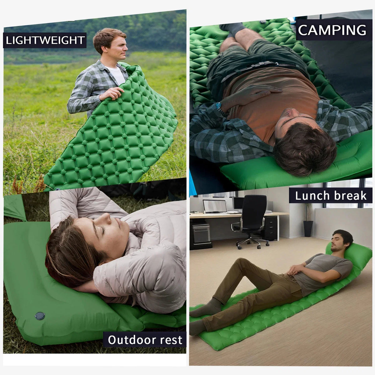 Camping Sleeping Pad – Ultralight Inflatable Air Mattress - Michaela's Outdoors