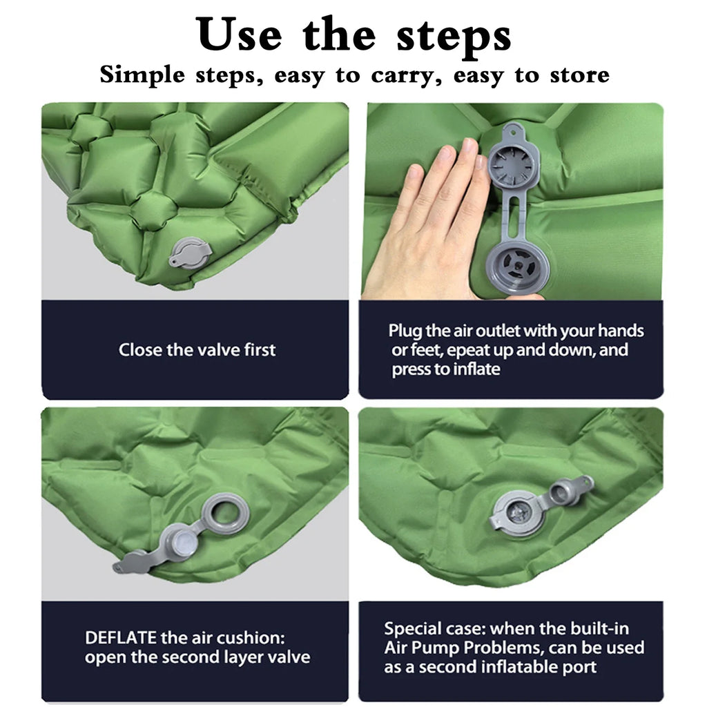 Camping Sleeping Pad – Ultralight Inflatable Air Mattress - Michaela's Outdoors