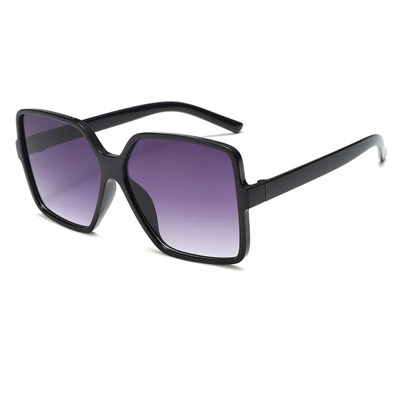 Oversize Square Sunglasses Women Retro Fashion Luxury Brand Personlity Gradient Black Sun Glasses Female Outdoor Shades - Michaela's Outdoors