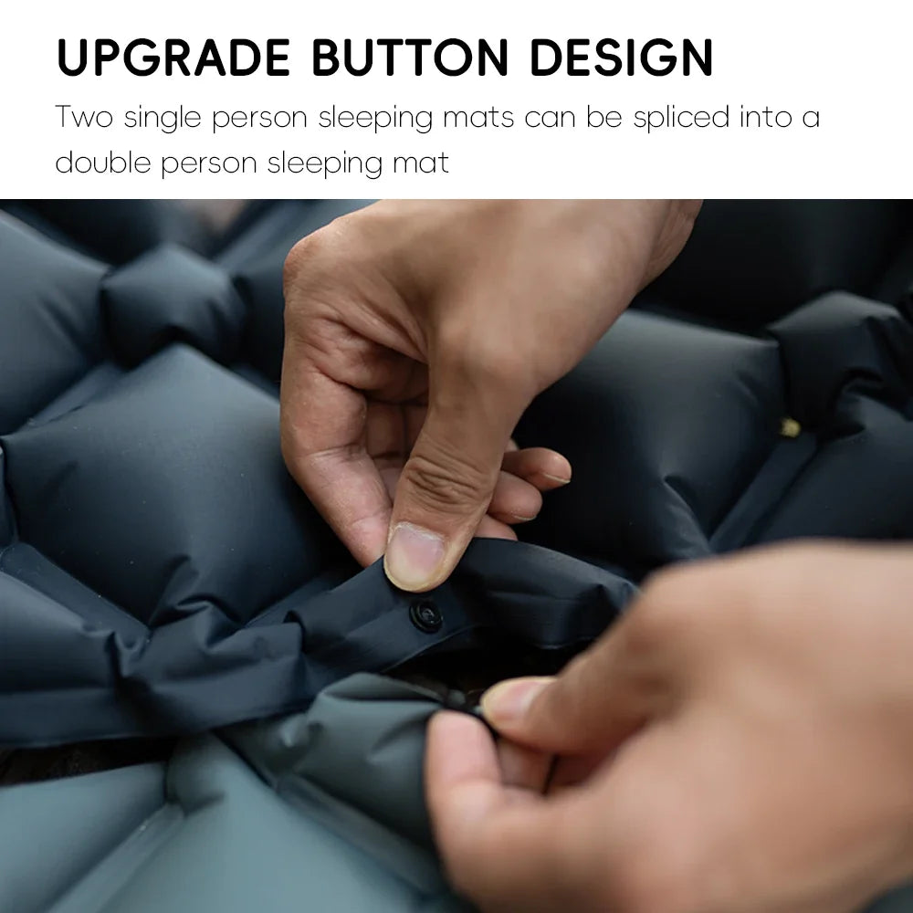 TARKA Inflatable Camping Mats Air Cushion With Pillow Outdoor Tourist Sleeping Pad Self-Inflating   Mattress For Hiking Climbing - Michaela's Outdoors