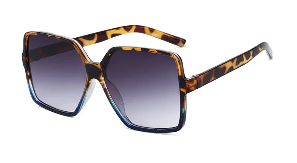 Oversize Square Sunglasses Women Retro Fashion Luxury Brand Personlity Gradient Black Sun Glasses Female Outdoor Shades - Michaela's Outdoors