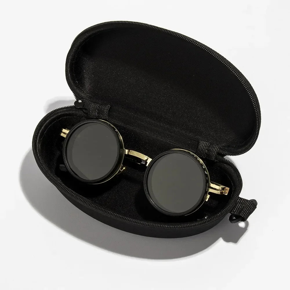 New ND2-400 Adjustable Dimming Glasses 9 Level UV400  Sunglasses With Glasse Case ND Filter Eyewear Outdoor - Michaela's Outdoors
