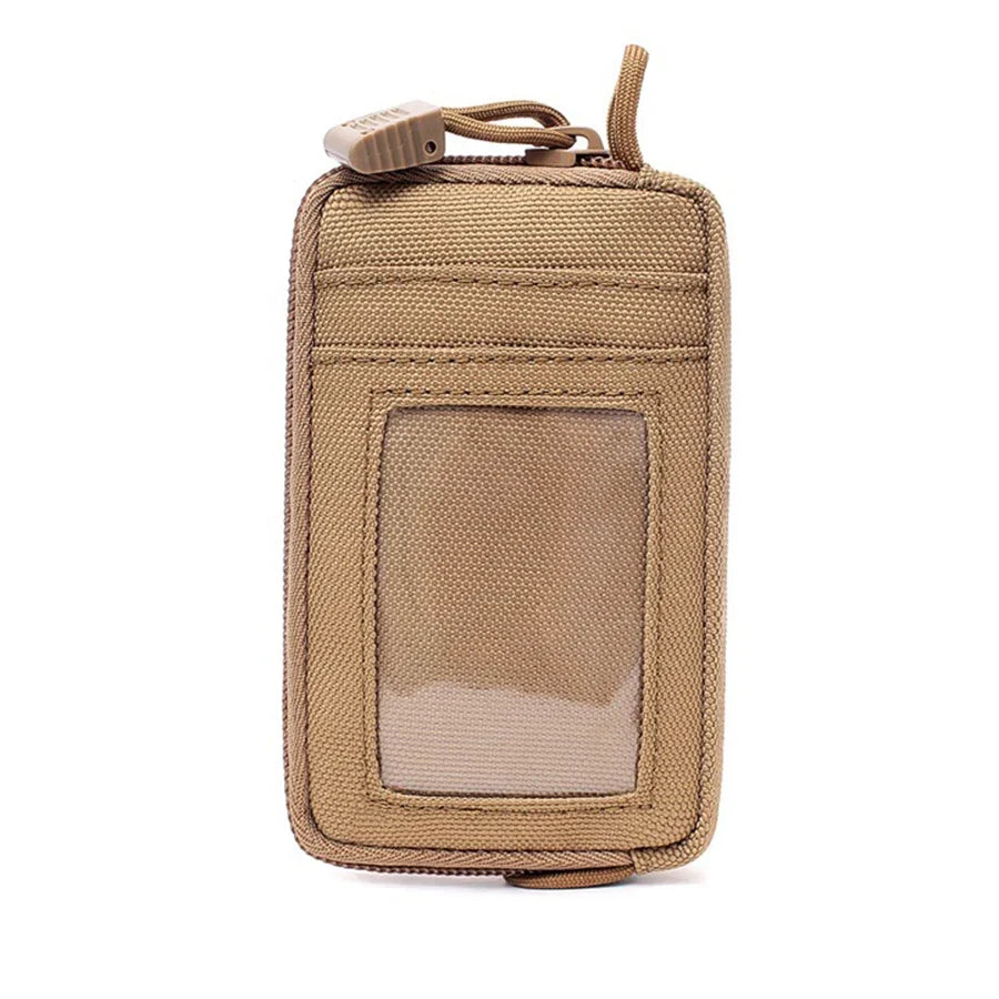 Waterproof Camping EDC Pouch | Tactical Key Purse Wallet with Card Slots and Zippers - Michaela's Outdoors