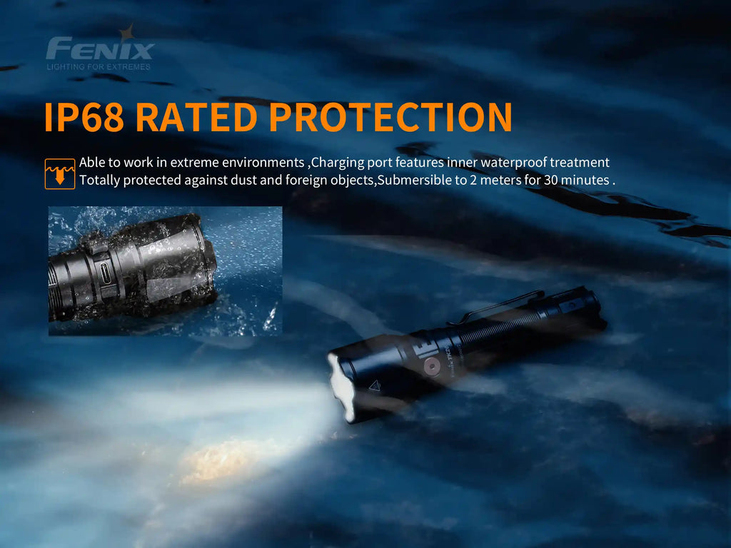 Fenix TK26R Tactical LED Flashlight - 1500 Lumens - Michaela's Outdoors