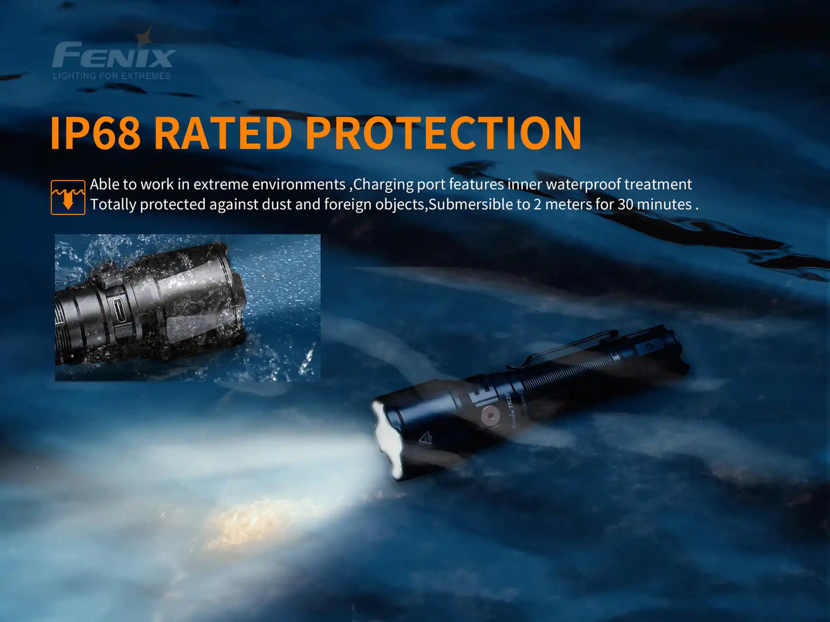 Fenix TK26R Tactical LED Flashlight - 1500 Lumens - Michaela's Outdoors