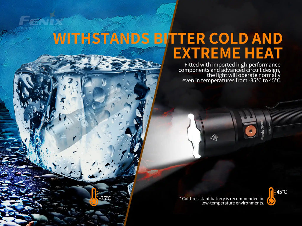 Fenix TK26R Tactical LED Flashlight - 1500 Lumens - Michaela's Outdoors