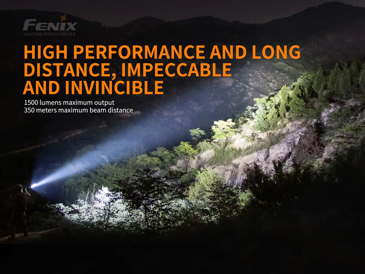 Fenix TK26R Tactical LED Flashlight - 1500 Lumens - Michaela's Outdoors