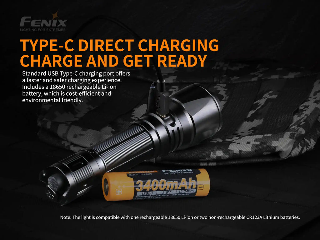 Fenix TK26R Tactical LED Flashlight - 1500 Lumens - Michaela's Outdoors