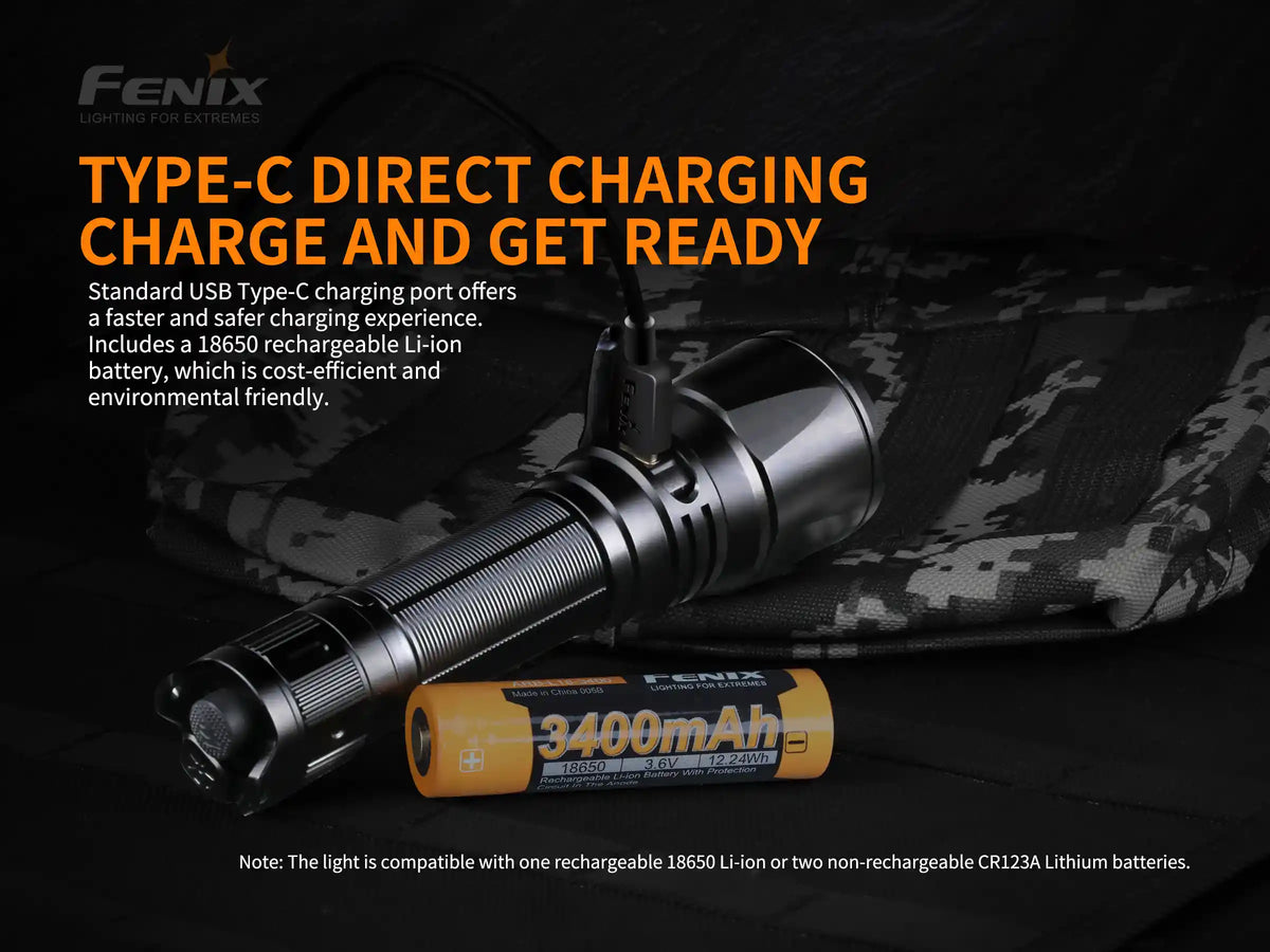 Fenix TK26R Tactical LED Flashlight - 1500 Lumens - Michaela's Outdoors