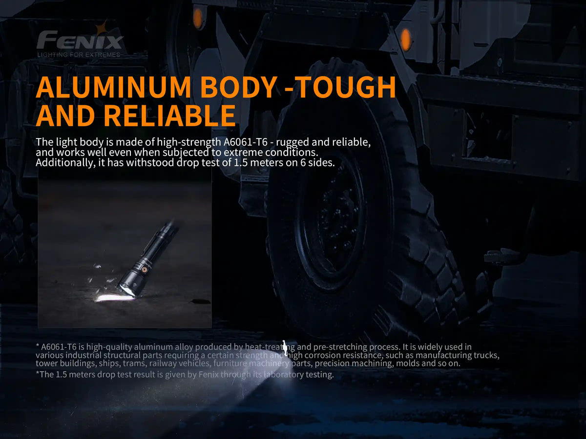 Fenix TK26R Tactical LED Flashlight - 1500 Lumens - Michaela's Outdoors