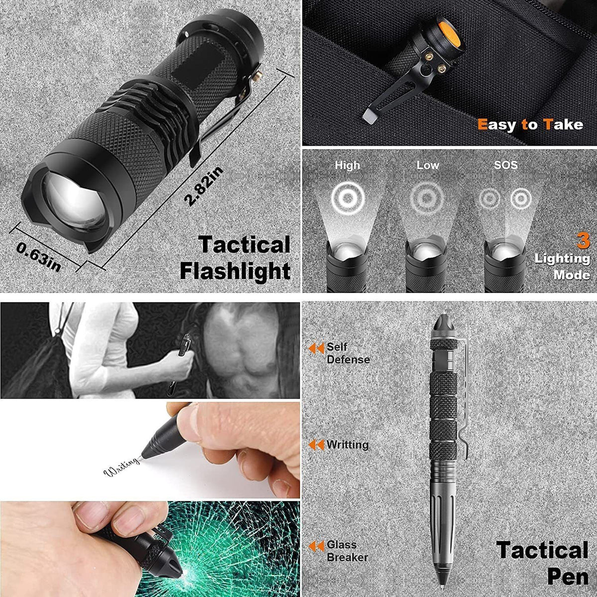 14-in-1 Outdoor Survival Gear Kit - Camping, Hiking, Fishing & Hunting - Michaela's Outdoors