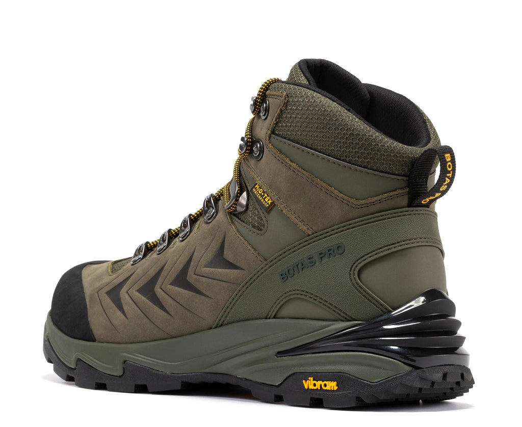 Botas Pro Olive 6 Inch Waterproof Hiking Boots with VIBRAM® Traction Lug Outsole  BP22123 - Michaela's Outdoors
