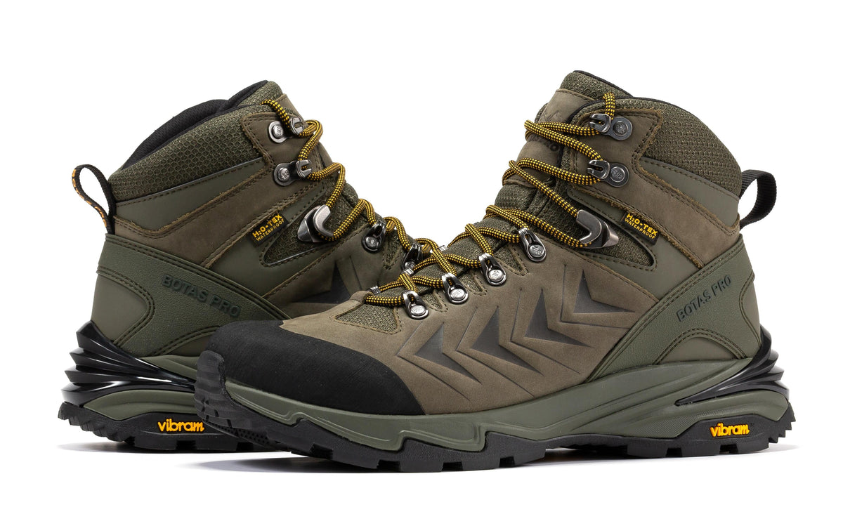 Botas Pro Olive 6 Inch Waterproof Hiking Boots with VIBRAM® Traction Lug Outsole  BP22123 - Michaela's Outdoors
