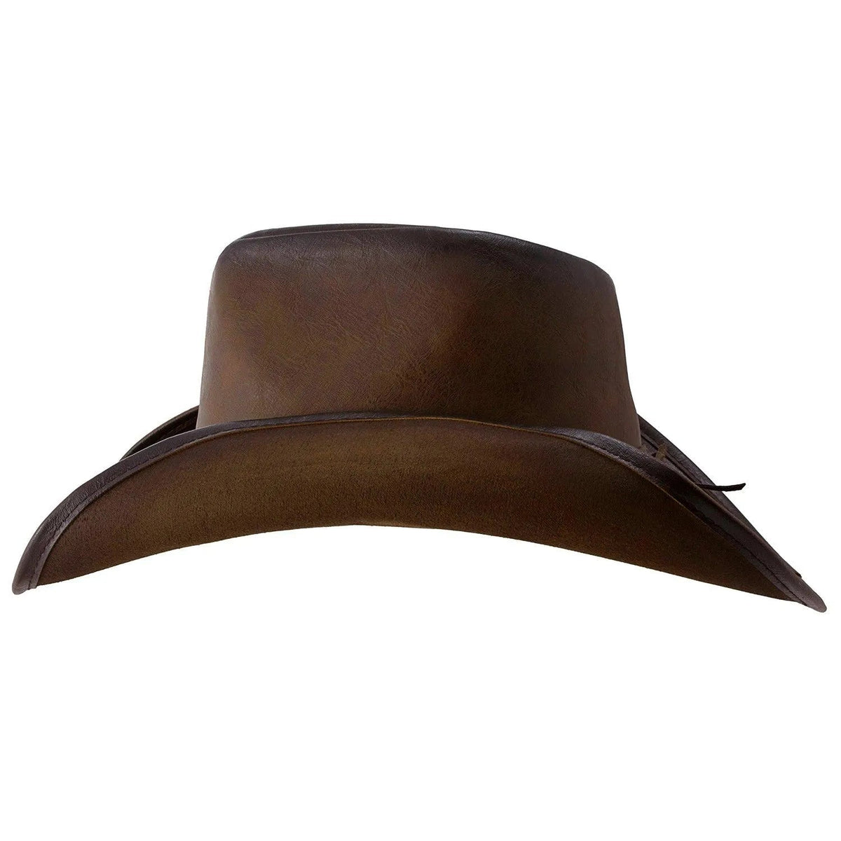 Deadwood Trading Broken Hill - Faux Leather Outback Hat - Michaela's Outdoors