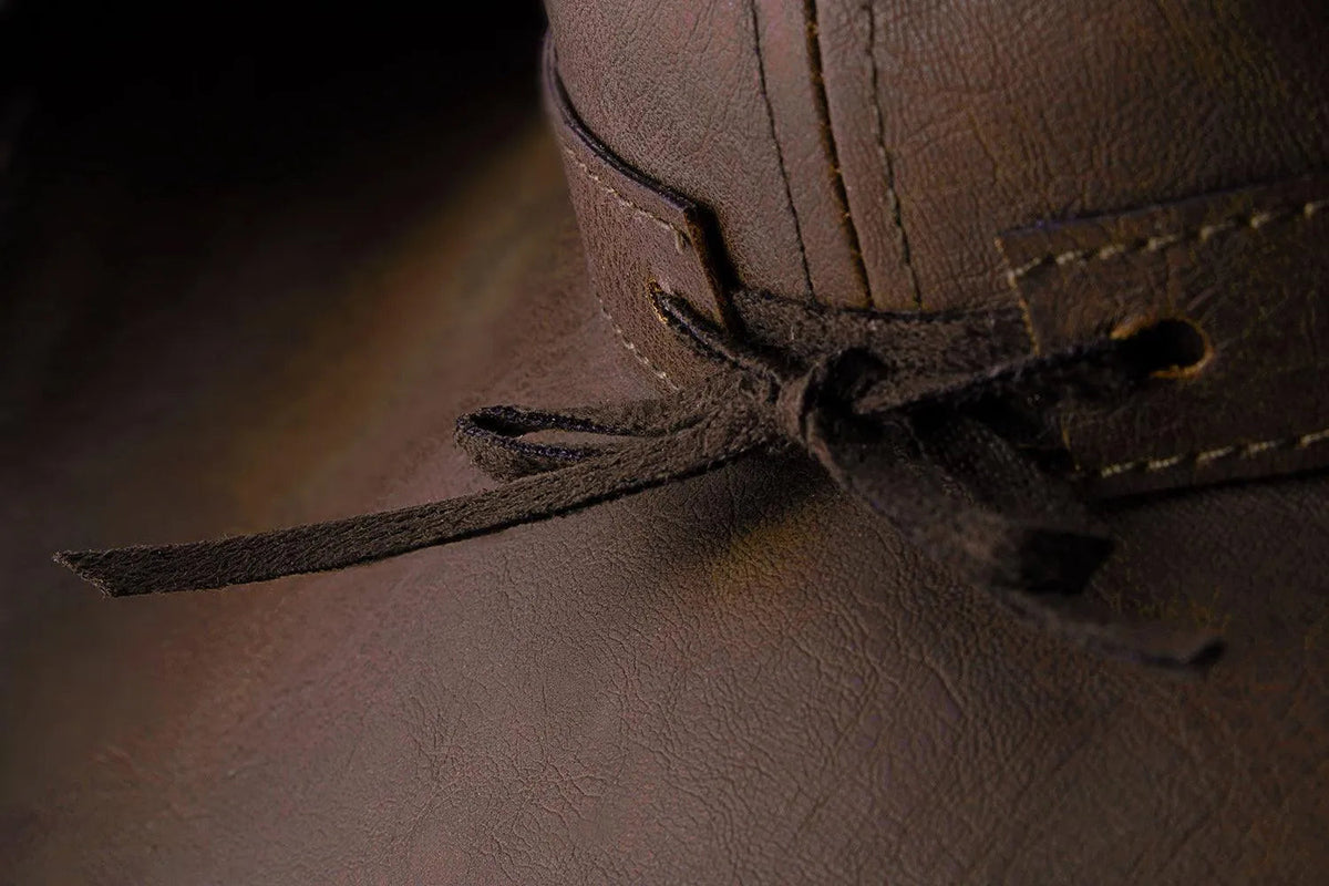 Deadwood Trading Broken Hill - Faux Leather Outback Hat - Michaela's Outdoors