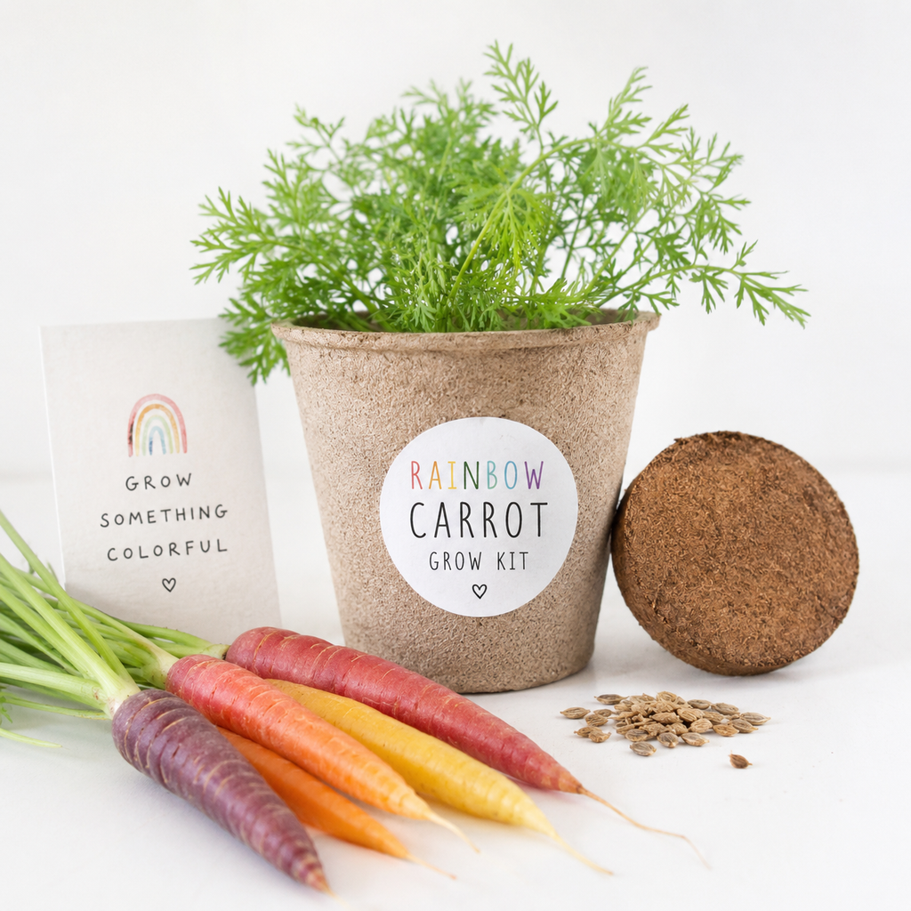 Rainbow Carrot Grow Kit - Michaela's Outdoors