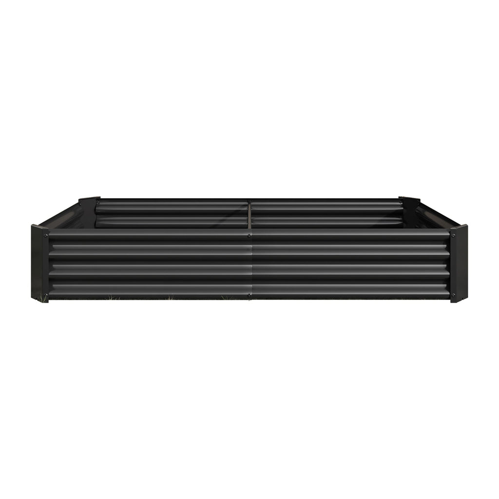Raised Garden Bed Outdoor 6×3×1 ft Metal Raised Rectangle Planter Bed - Michaela's Outdoors