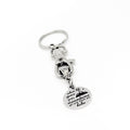 When Life Gives You Mountains Get Your Boots And Hike Charm Keychain, Hiking Lover Gift, Difficult Times Gift, Sympathy Gift, Friend Gift - Michaela's Outdoors